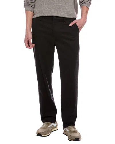 Rag & Bone Standard Flannel Chino Pant In Black