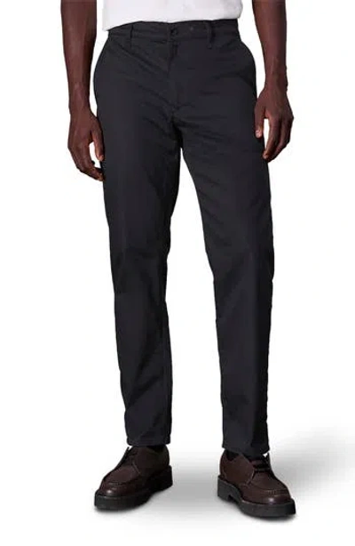 Rag & Bone Standard Stretch Cotton Twill Chinos In Black
