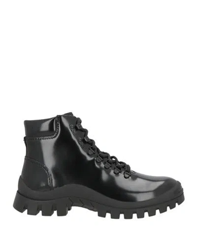 Rag & Bone Stanton Hiker Boot Man Ankle Boots Black Size 9 Leather