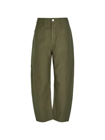 Rag & Bone Stevie Tapered Stretch Cotton Utility Pants In Green