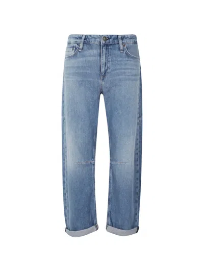 Rag & Bone Stevie Tapered-leg Jeans In Blue