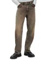 Rag & Bone Straight Fit 4 Authentic Rigid Jeans In Jade Grey In Brown
