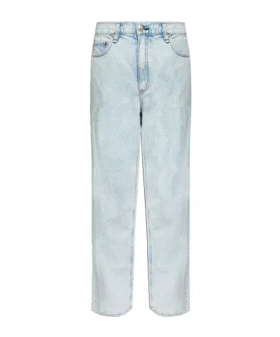 Rag & Bone Logo-patch Jeans In Blue