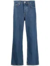 Rag & Bone Straight-leg Denim Jeans In Blue