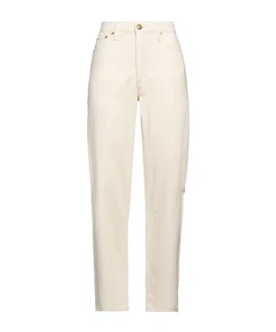 Rag & Bone Straight Leg Jeans In White