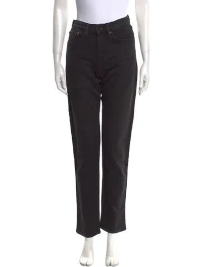 Pre-owned Rag & Bone Straight Leg Pants In Black