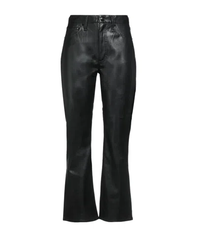 Rag & Bone Straight Leg Pants In Black