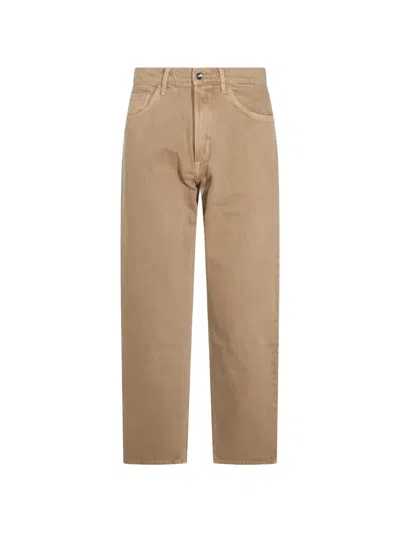 Rag & Bone Straight-leg Jeans In Brown