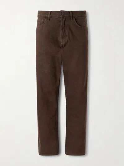 Rag & Bone Mens Relaxed Straight-leg Denim Jeans Dark Brown