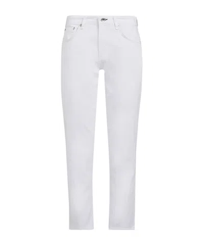 Rag & Bone Plain Colour Straight-leg Jeans In White