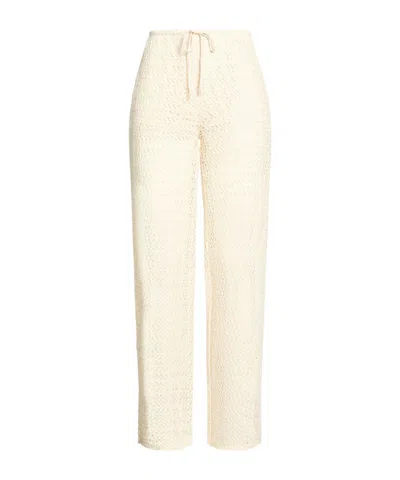 Rag & Bone Straight-leg Trousers In White