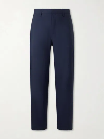 Rag & Bone Straight-leg Wool Suit Trousers In Blue