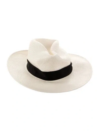 Pre-owned Rag & Bone Straw Cowboy Hat W/tags In Neutral