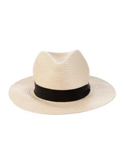 Pre-owned Rag & Bone Straw Fedora Hat