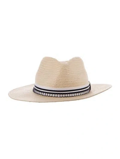 Pre-owned Rag & Bone Straw Hat In Neutral