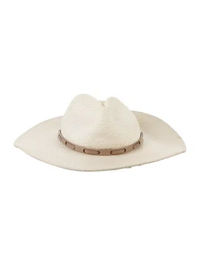 Pre-owned Rag & Bone Straw Hat In Neutral