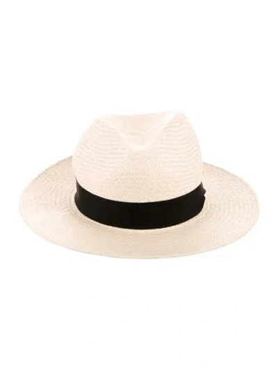 Pre-owned Rag & Bone Straw Hat In Neutral