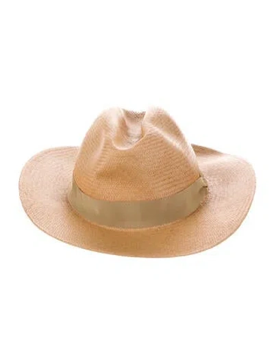 Pre-owned Rag & Bone Straw Hat In Neutral
