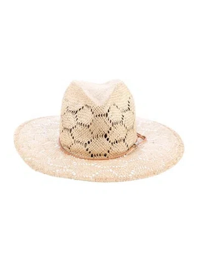 Pre-owned Rag & Bone Straw Hat In Neutral