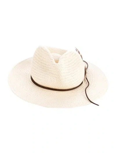 Pre-owned Rag & Bone Straw Hat In Neutral