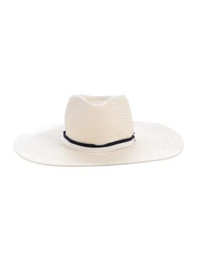 Pre-owned Rag & Bone Straw Panama Hat In Neutral
