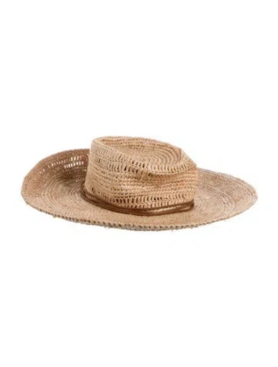 Pre-owned Rag & Bone Straw Sun Hat W/tags In Neutrals
