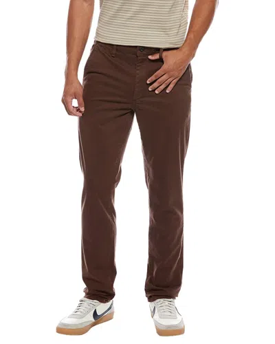 Rag & Bone Stretch Twill Chino Pant In Brown