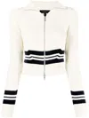 Rag & Bone Stripe-detail Ribbed Jumper In Neutrals