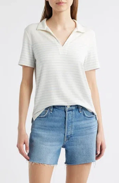 RAG & BONE RAG & BONE STRIPE KNIT POLO