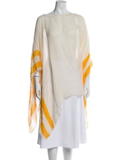 Pre-owned Rag & Bone Striped Bateau Neckline Sweater In Neutrals