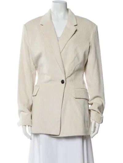 Pre-owned Rag & Bone Striped Blazer In Neutral