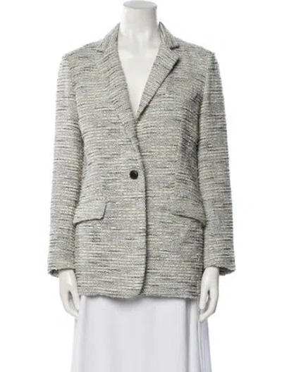 Pre-owned Rag & Bone Striped Blazer In Neutral