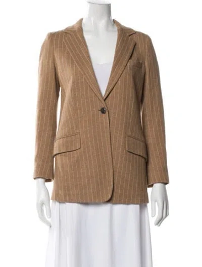 Pre-owned Rag & Bone Striped Blazer In Neutral