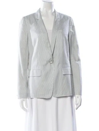 Pre-owned Rag & Bone Striped Blazer In Neutral