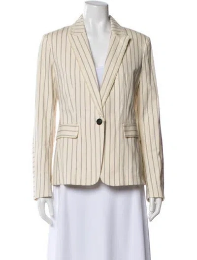 Pre-owned Rag & Bone Striped Blazer W/ Tags In Neutral