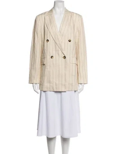 Pre-owned Rag & Bone Striped Blazer W/ Tags In Neutrals