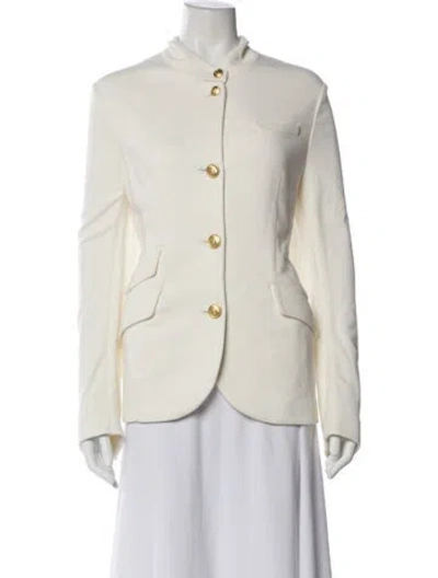 Pre-owned Rag & Bone Striped Blazer W/ Tags In White