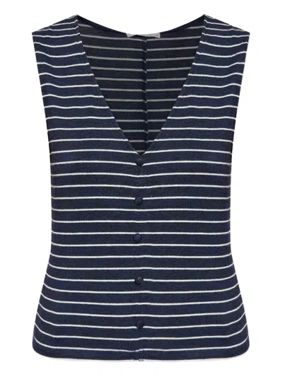 Rag & Bone Striped Button-up Top