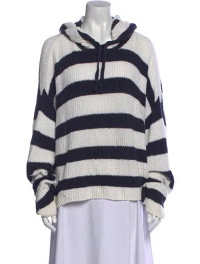 Pre-owned Rag & Bone Striped Cowl Neck Sweater In Multi