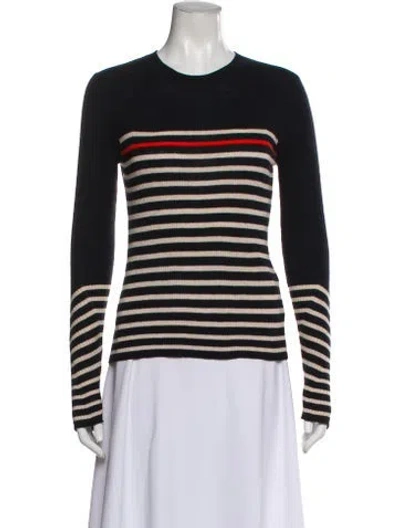 Pre-owned Rag & Bone Striped Crew Neck Sweater