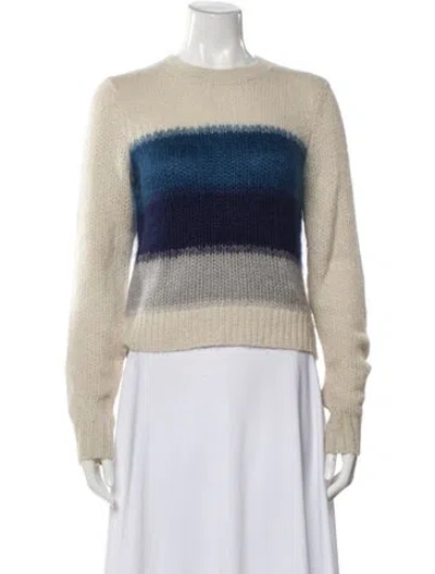 Pre-owned Rag & Bone Striped Crew Neck Sweater