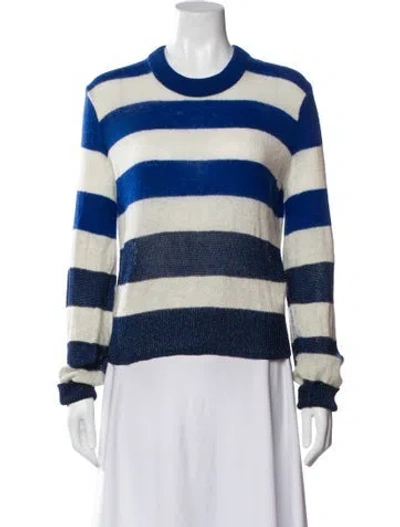 Pre-owned Rag & Bone Striped Crew Neck Sweater