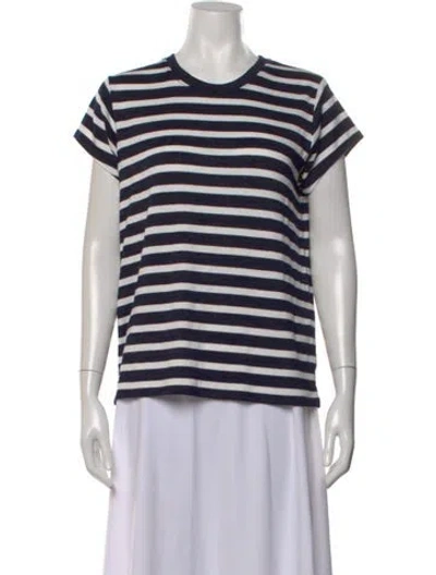 Pre-owned Rag & Bone Striped Crew Neck Sweater