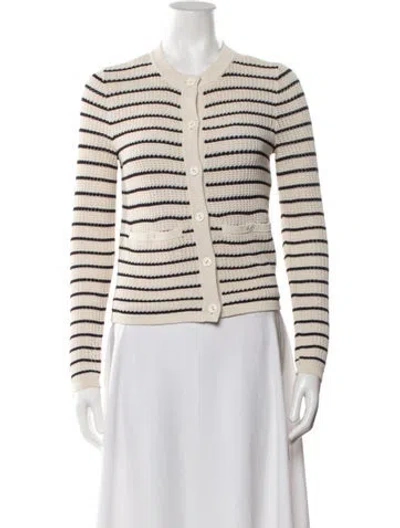 Pre-owned Rag & Bone Striped Crew Neck Sweater