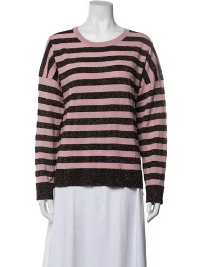Pre-owned Rag & Bone Striped Crew Neck Sweater In Multi
