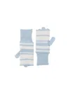 Rag & Bone Striped Gloves In Blue