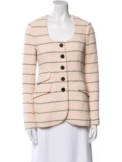 Pre-owned Rag & Bone Striped Jacket In Neutral