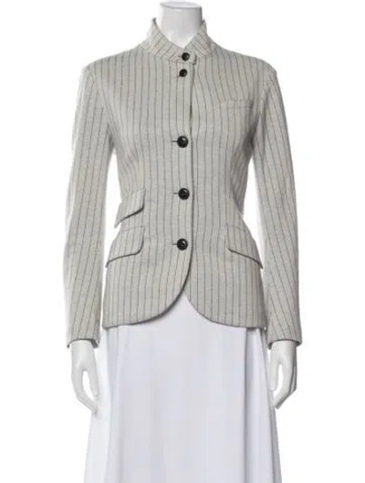 Pre-owned Rag & Bone Striped Jacket In Neutral
