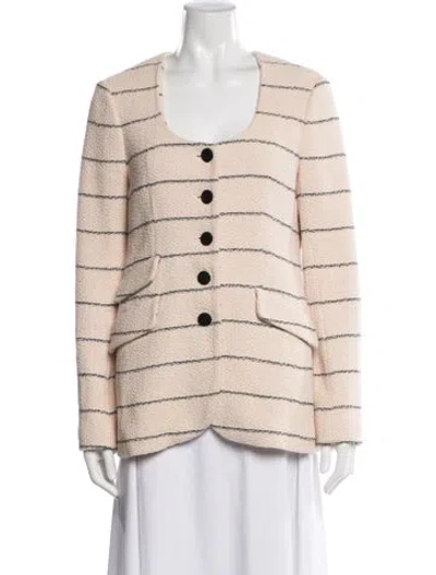 Pre-owned Rag & Bone Striped Jacket In Neutral