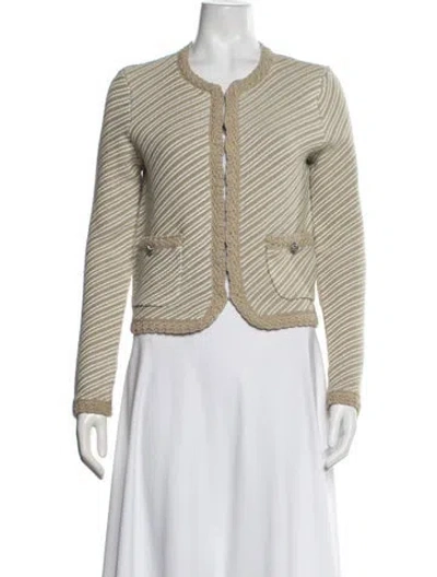 Pre-owned Rag & Bone Striped Jacket In Neutrals